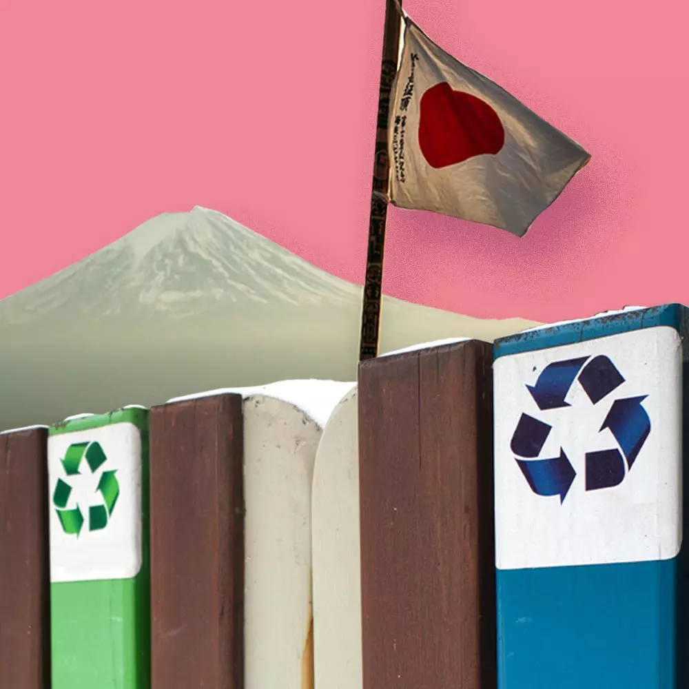 Bornes de collecte de déchets pour le recyclage