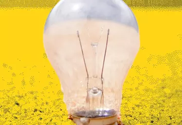 a light bulb